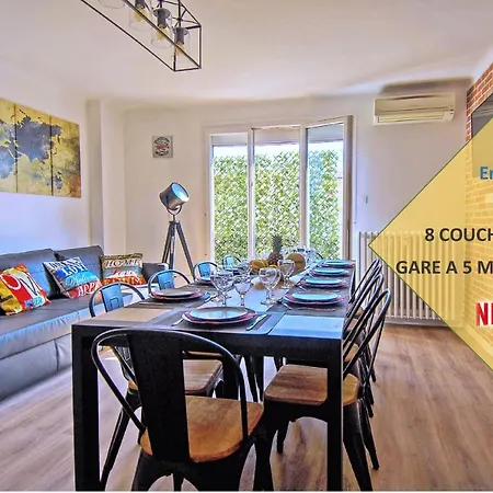 Climatise Gare Stcharles 4 Chambres Grand Balcon / Experience-Immo Marseilles Buitenkant foto